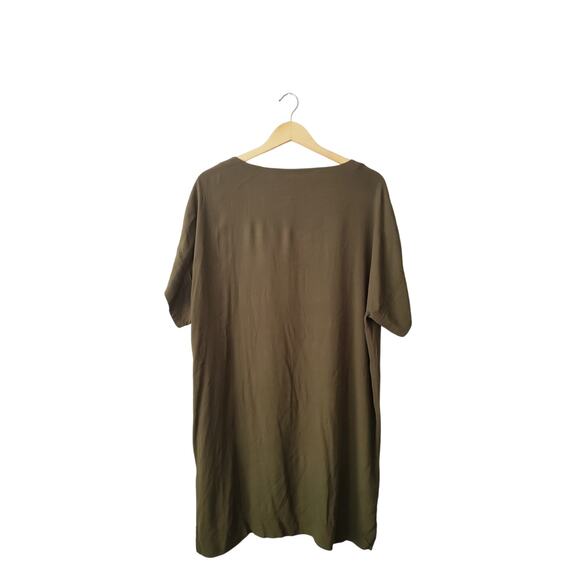 Madewell Novel Shift Dress Green Size XL - Picture 4 of 8